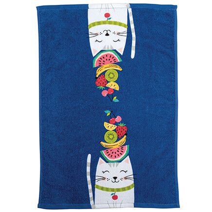 Fruit Lovin' Cat Kitchen Towel-374747