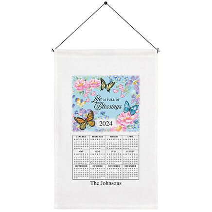 Personalized Butterfly Blessings Calendar Towel-374783
