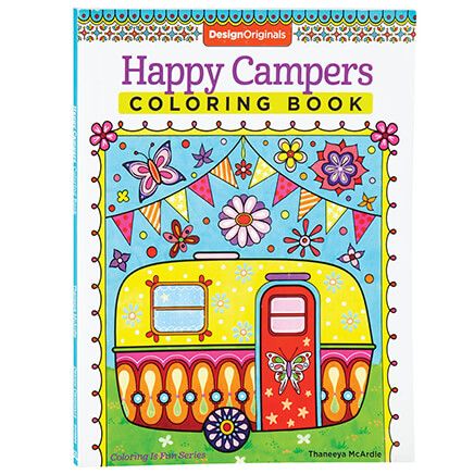 Happy Campers Coloring Book-374830