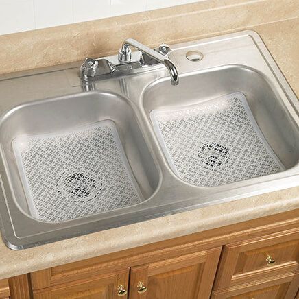 View product details for Clear Sink Mats, Set of 2