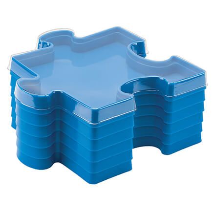 Puzzle Sorter Trays with Lids, Set of 6-374943