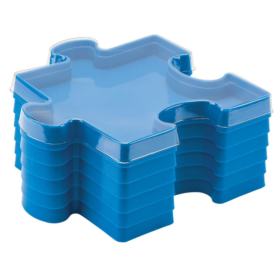 Puzzle Sorter Trays with Lids, Set of 6 + '-' + 374943