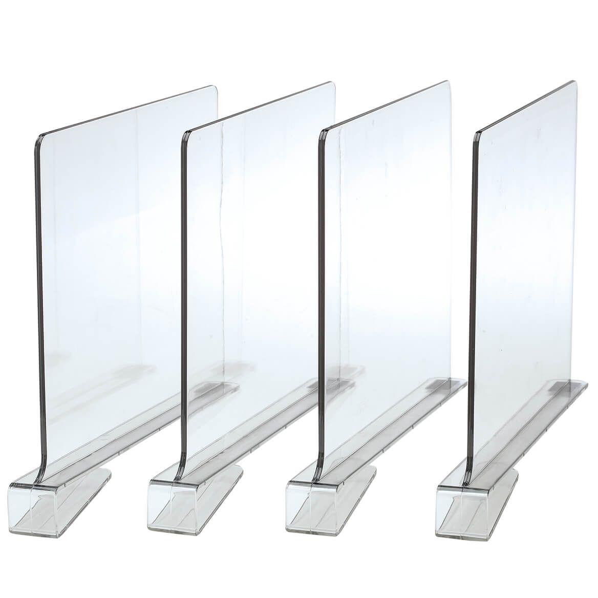 Clear Shelf Dividers, Set of 4 + '-' + 375041