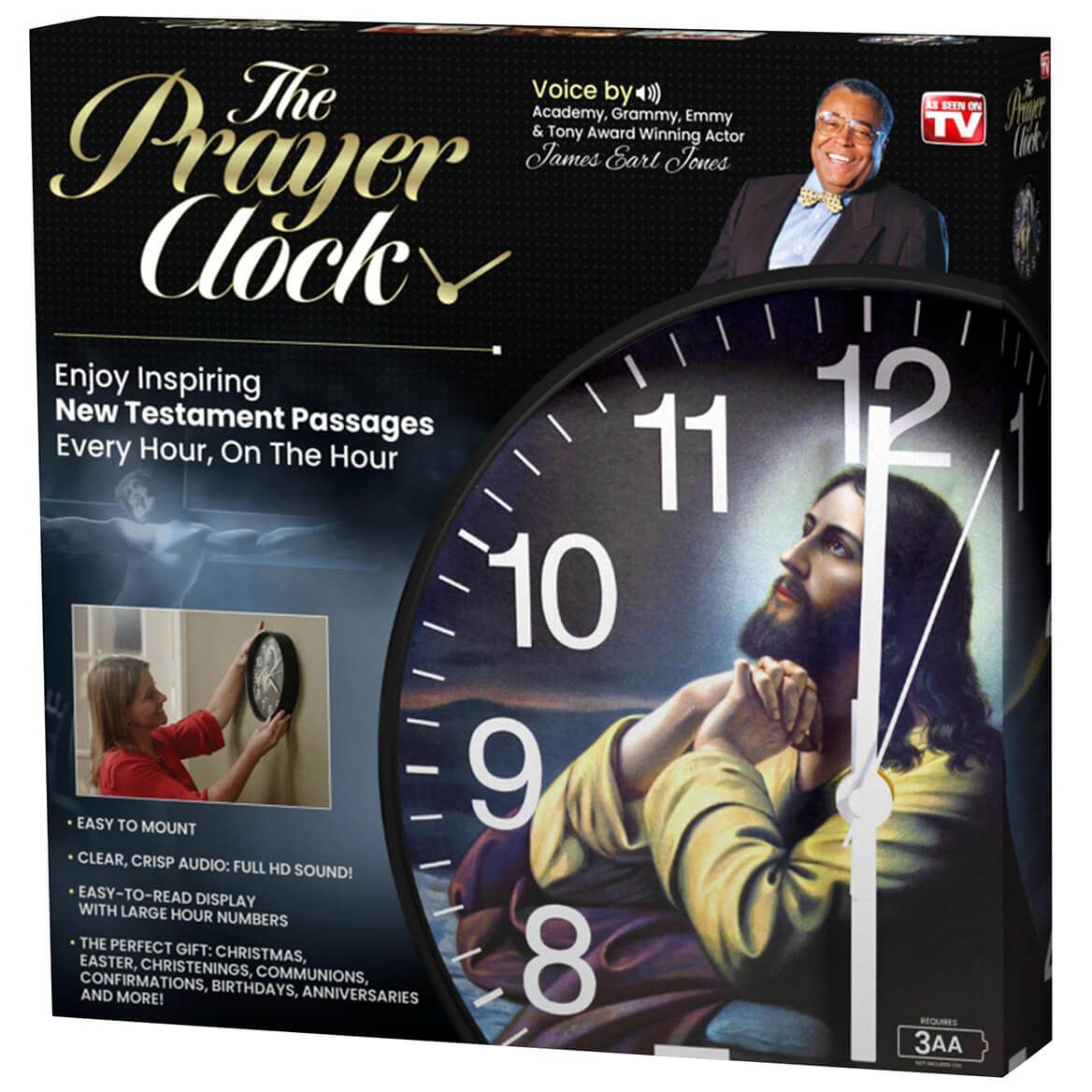 As Seen On TV Lord's Prayer Wall Clock + '-' + 375066
