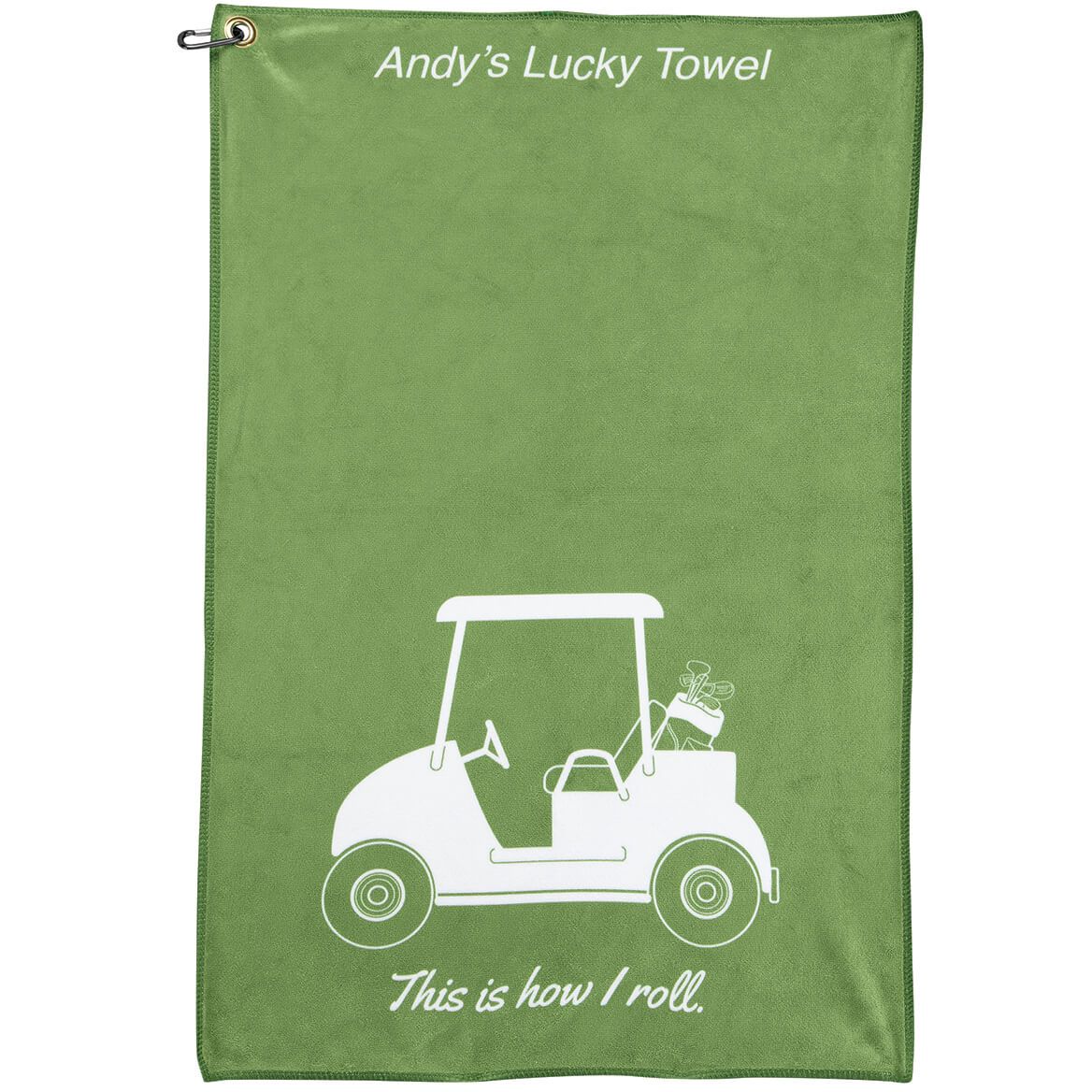Personalized "This is How I Roll" Golf Cart Golf Towel + '-' + 375093