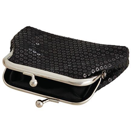 Black Sequin Coin Purse-375151