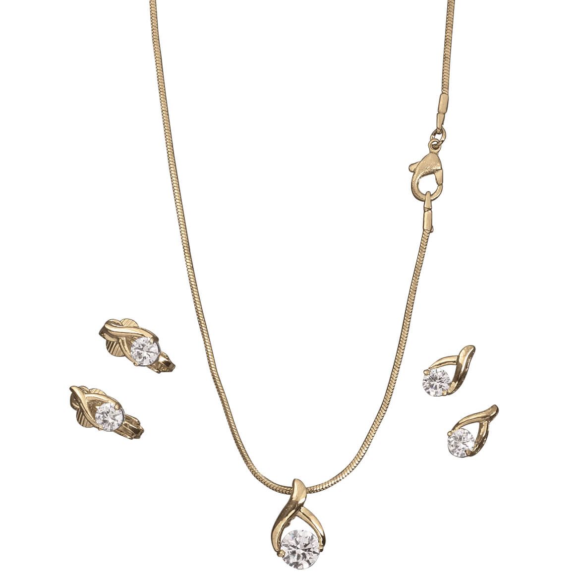 Necklace, Goldtone Pendant + '-' + 375311