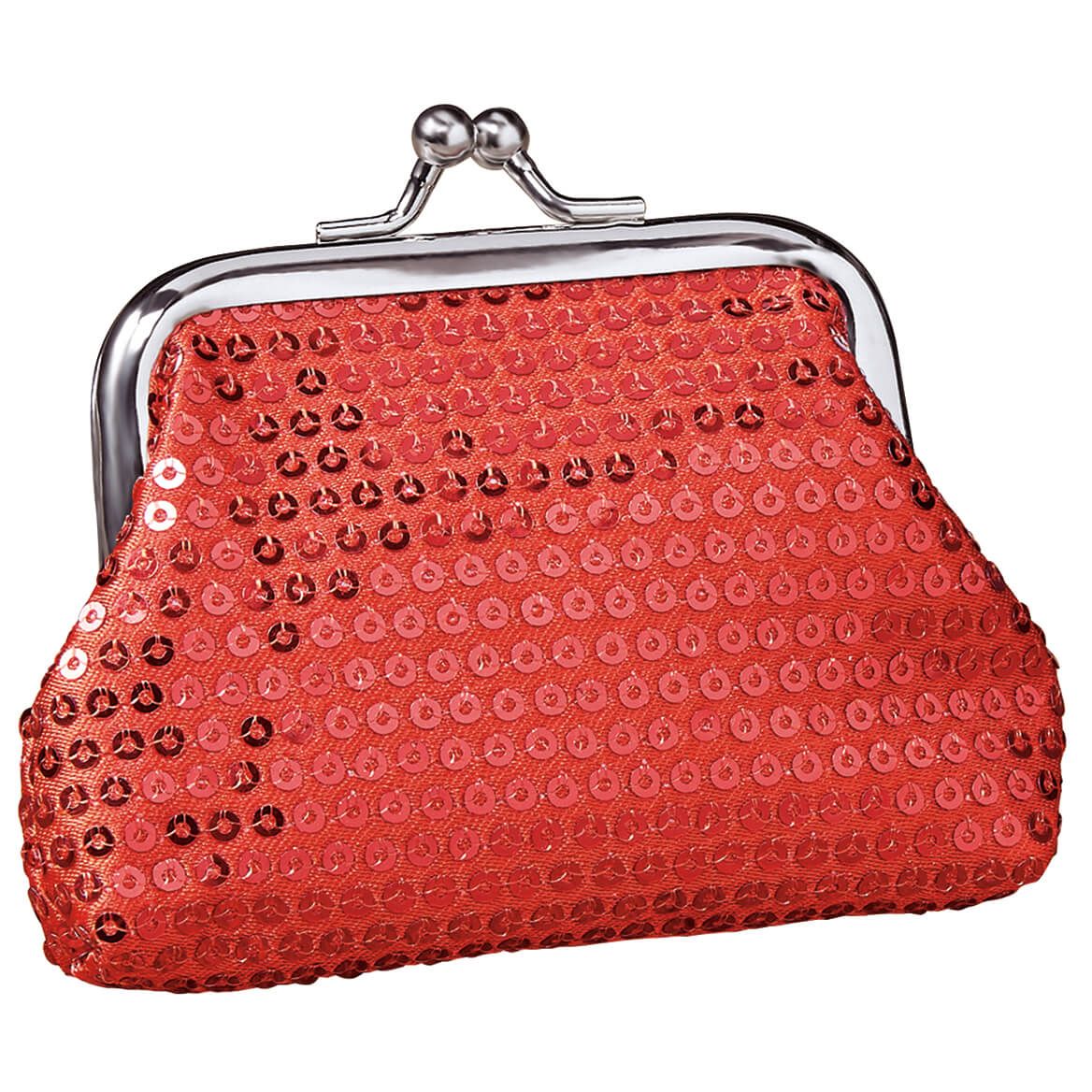 Red Sequin Coin Purse + '-' + 375350