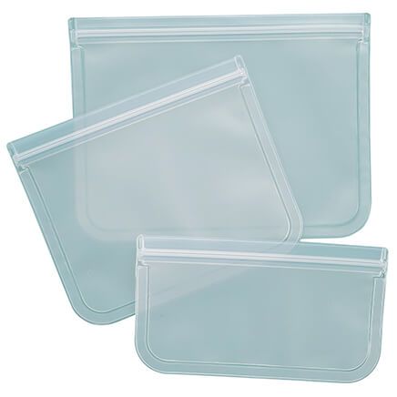 Resealable Plastic Bags, Set of 3-375353
