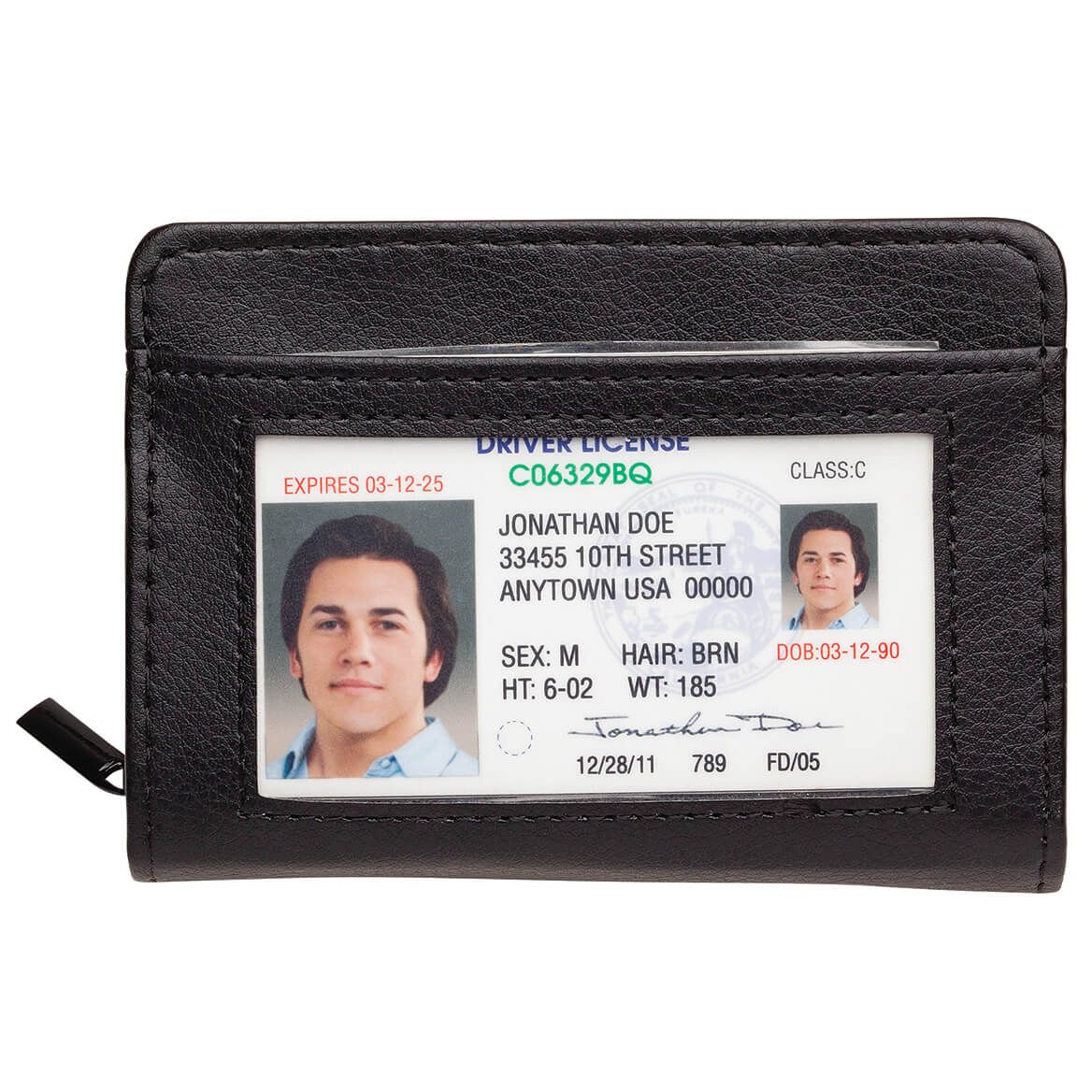 RFID Wallet with ID Card Window - RFID Protection - Walter Drake