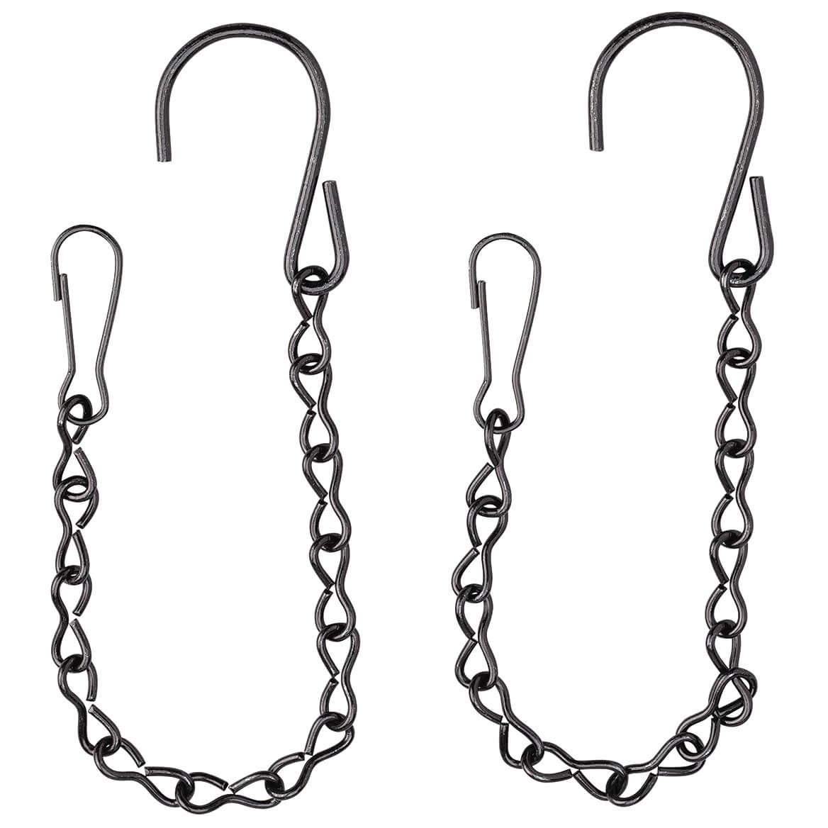 Metal Chains with Hooks, Set of 2 + '-' + 375491