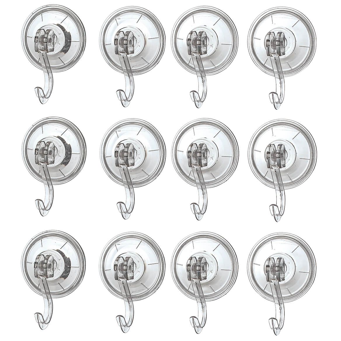 Suction Cup Hooks, Set of 12 + '-' + 375544