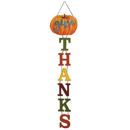 Give Thanks Hanger by Holiday Peak™-375603