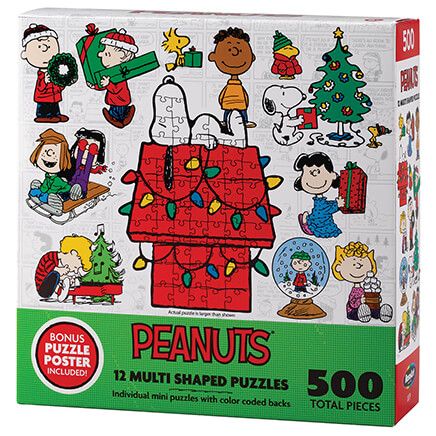 Peanuts® Holiday Multi-Shaped Puzzles-375610