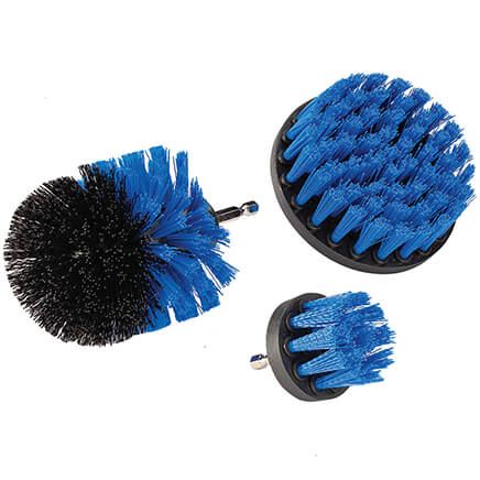 3-Pc. Drill Brush Power Scrubbing Attachment Set-375617