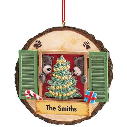 Personalized Bears in Window Ornament-375718