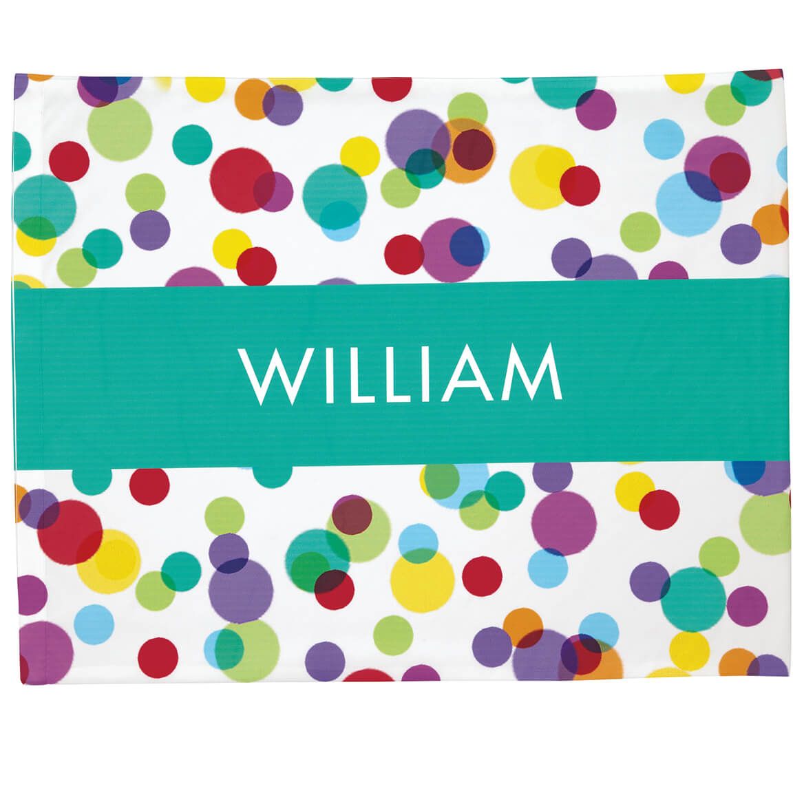 Personalized Colorful Dots Pillowcase + '-' + 375890