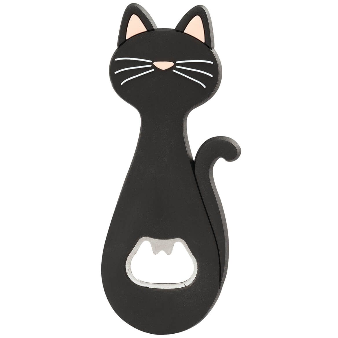 Black Cat Magnetic Bottle Opener By Chef's Pride™ + '-' + 375939