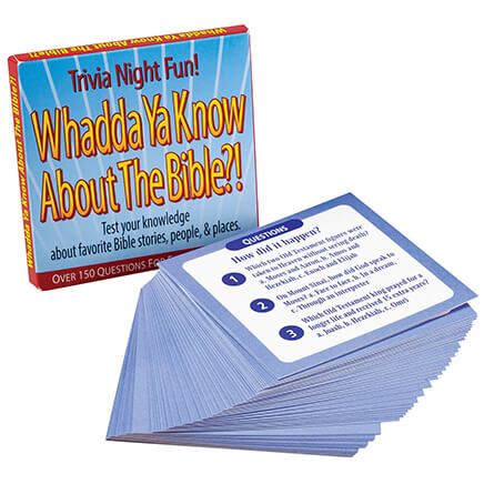 Whadda Ya Know About the Bible?! Trivia Cards-375956