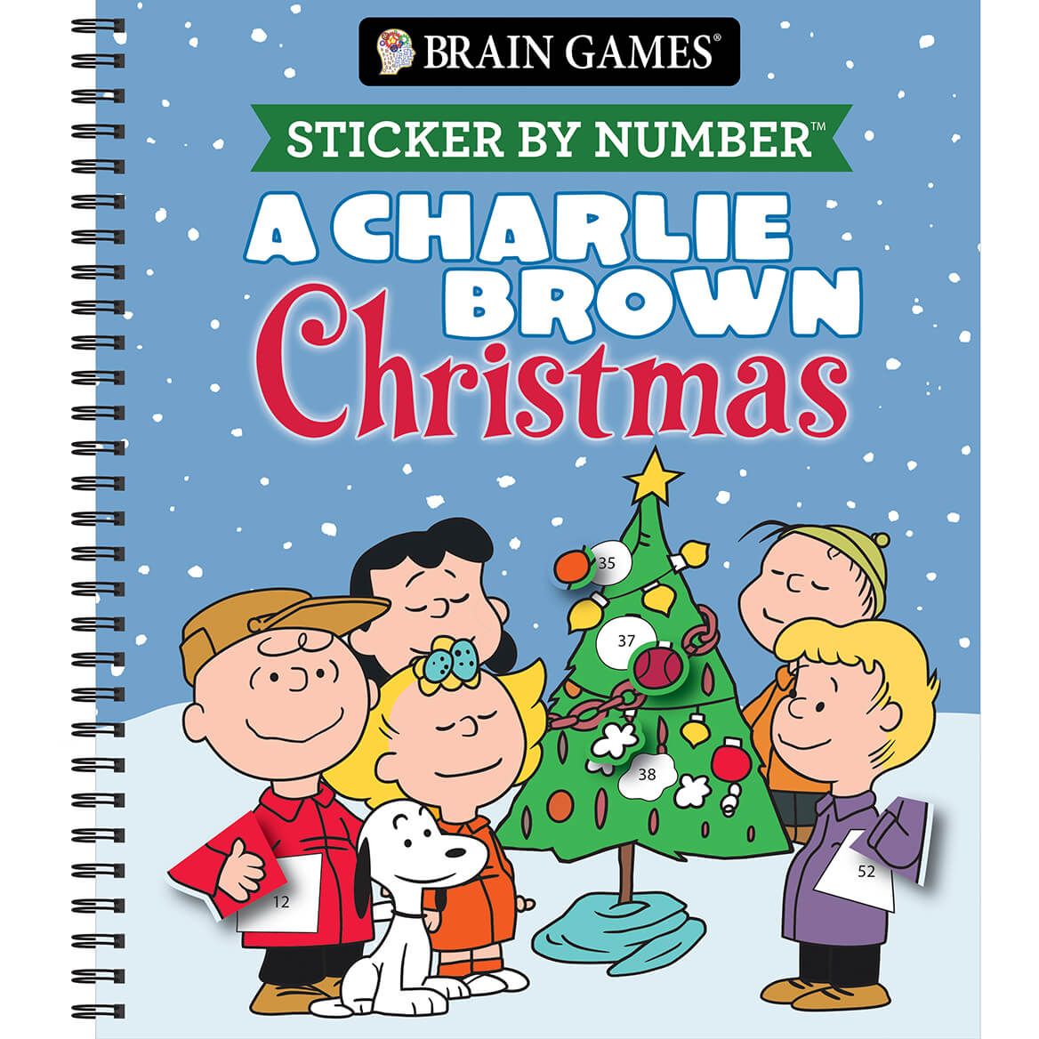 Brain Games® Sticker by Number™ A Charlie Brown Christmas + '-' + 376012