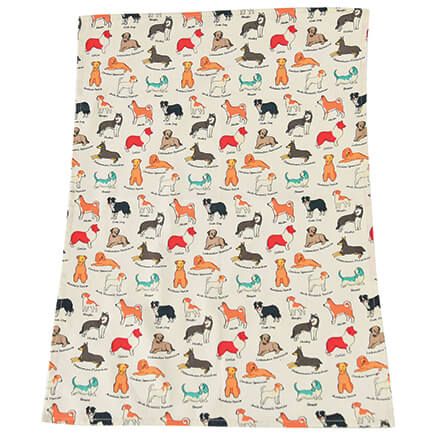 Dog Print Tea Towel-376048