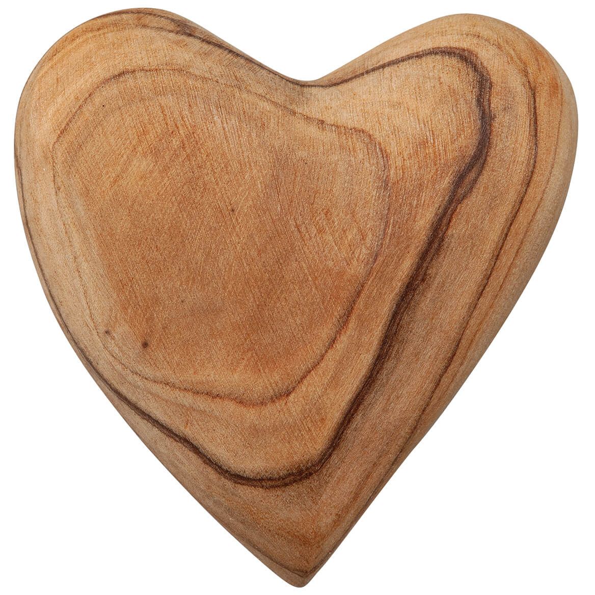 Olive Wood Comfort Heart + '-' + 376308