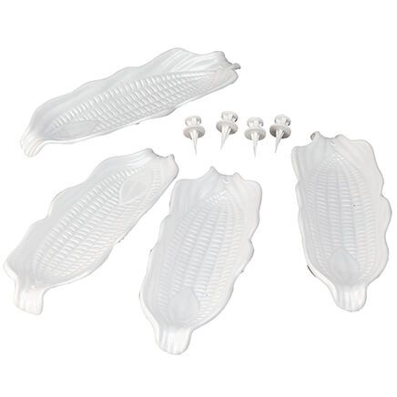 Microwave Corn & Hot Dog Tray with Forks-376310
