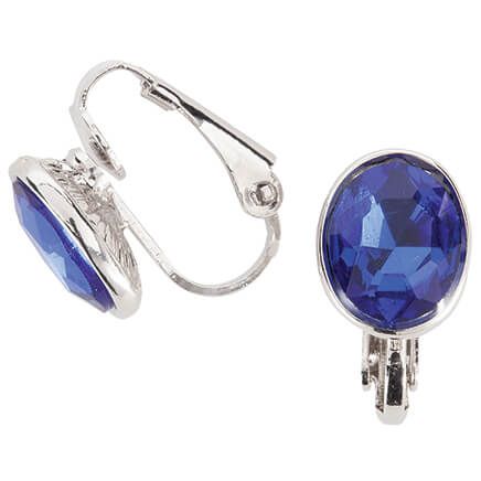 Sapphire Clip On Earrings-376351