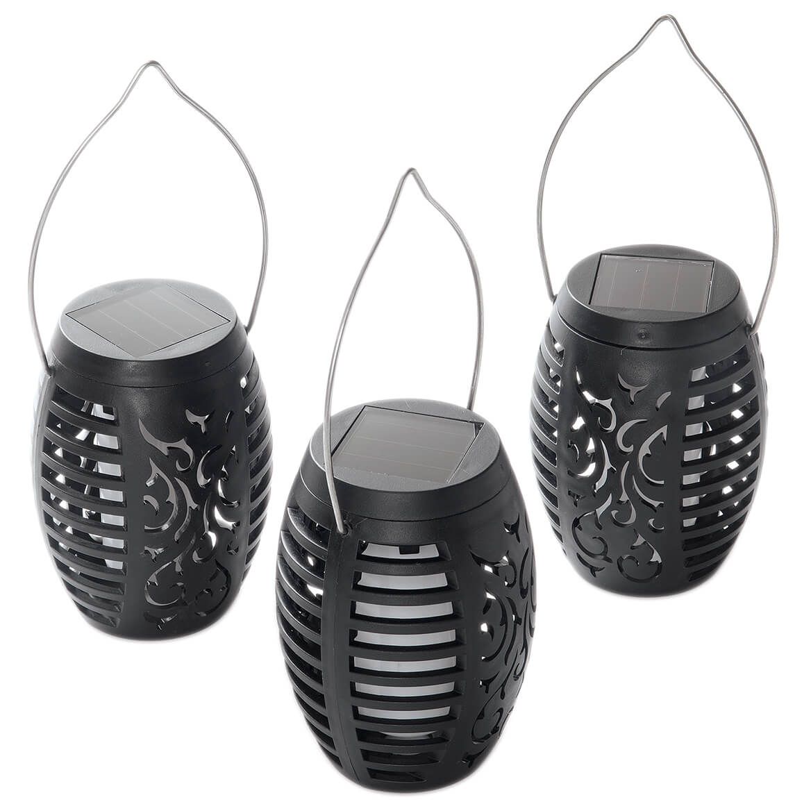 Hanging Dancing Flame Lights by Fox River™ Creations, Set of 3 + '-' + 376436