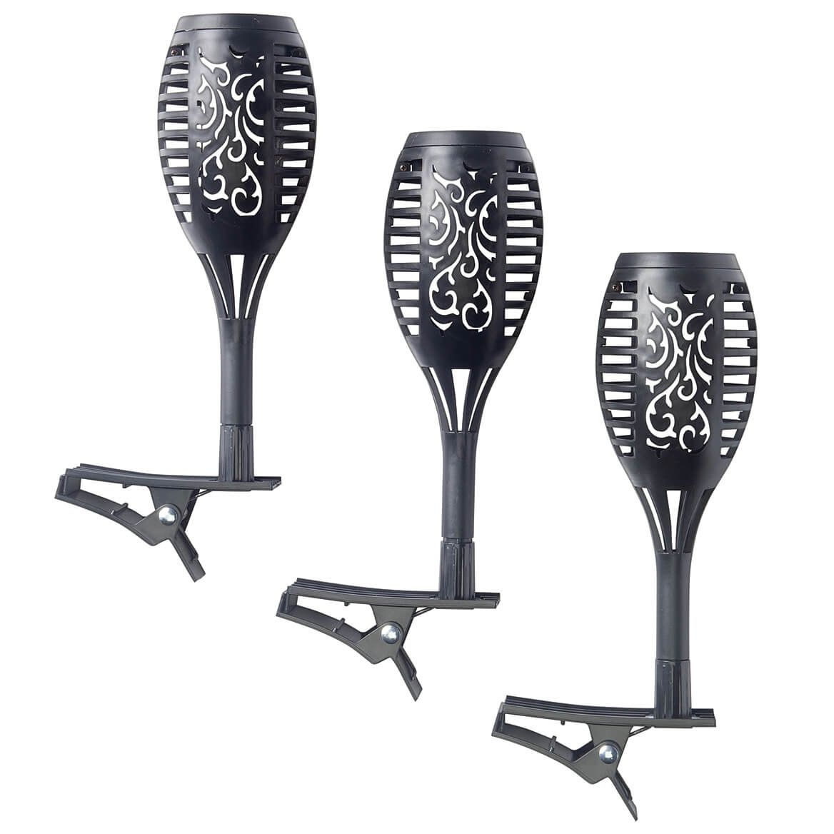 Clip-On Dancing Flame Lights by Fox River™ Creations, Set of 3 + '-' + 376438