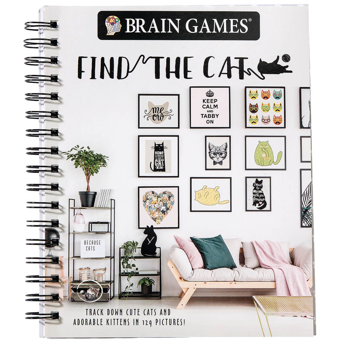 Brain Games® Find The Cat Book + '-' + 376493