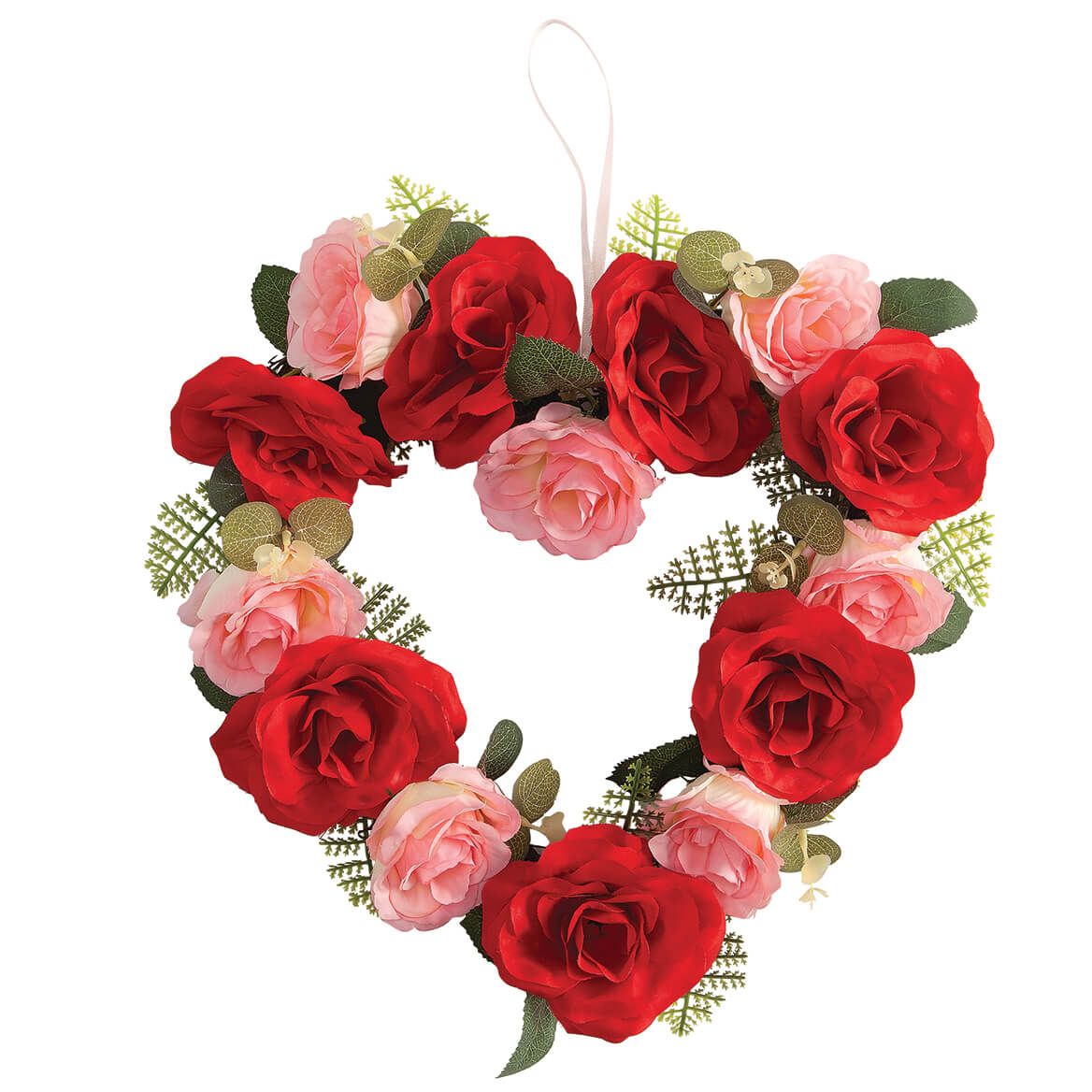 Heart-Shaped Rose Wreath by OakRidge™ + '-' + 376504