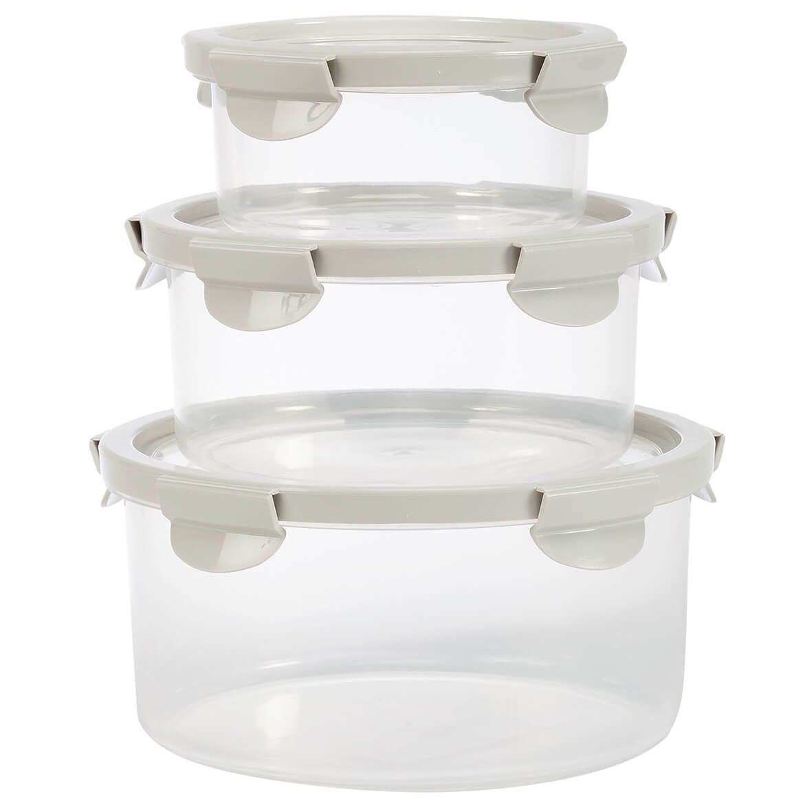 6-Pc. Round Container Set with Stretch Lids by Chef's Pride™ + '-' + 376578