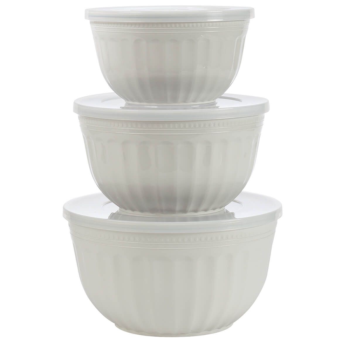 6-Pc. Nesting Ceramic-Look Storage Bowl Set by Chef's Pride™ + '-' + 376579