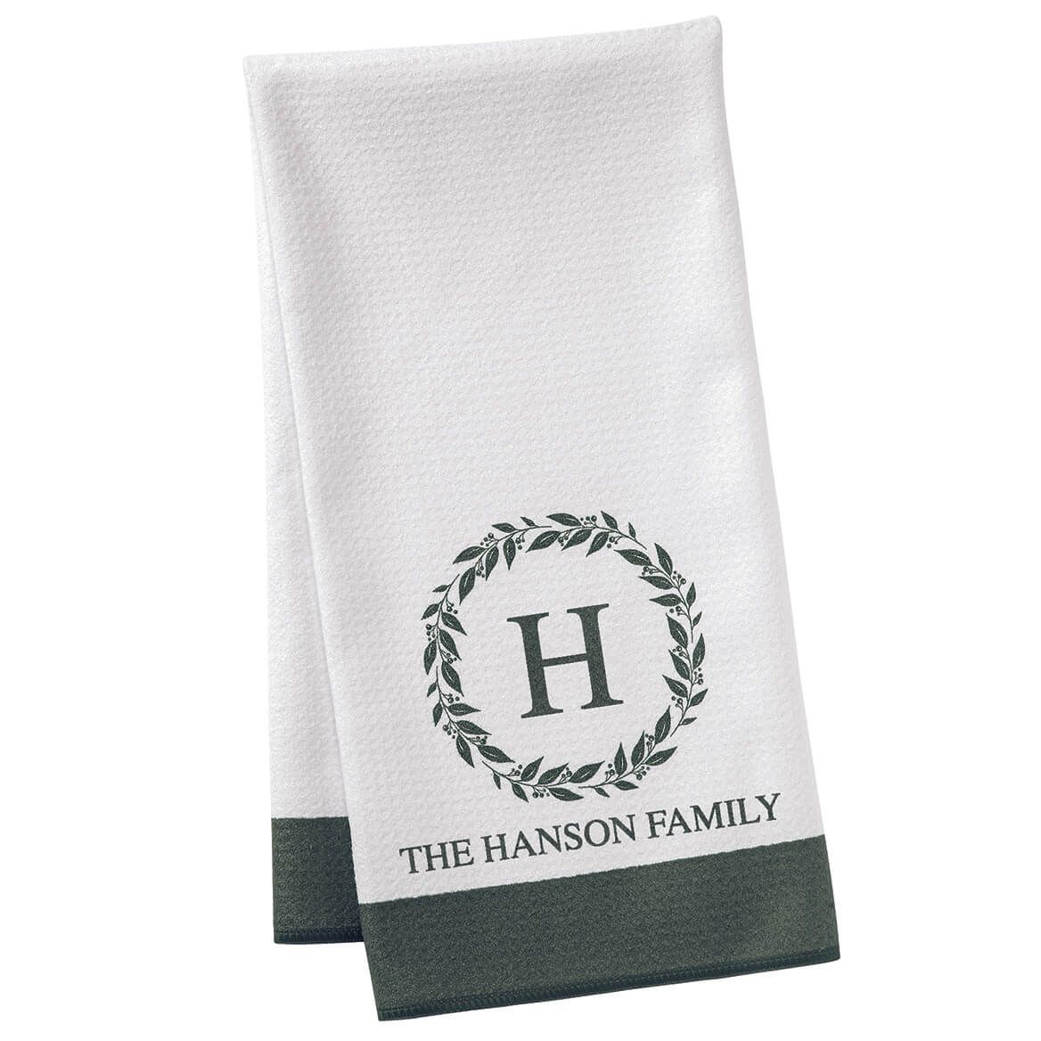 Personalized Monogram Wreath Towel by Home Marketplace + '-' + 376605