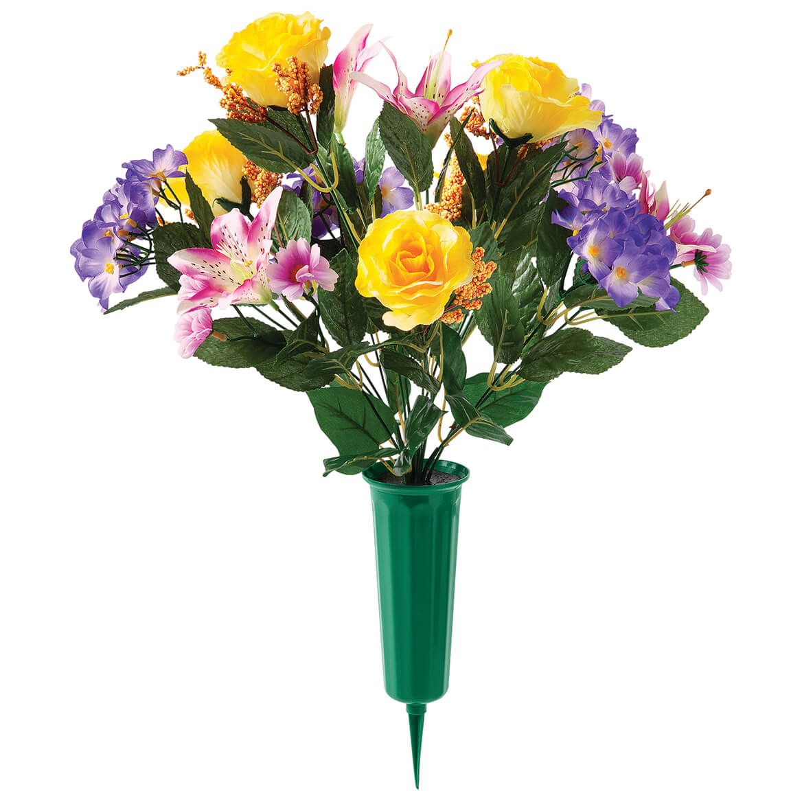 Purple and Yellow Memorial Bouquet by OakRidge™ + '-' + 376653