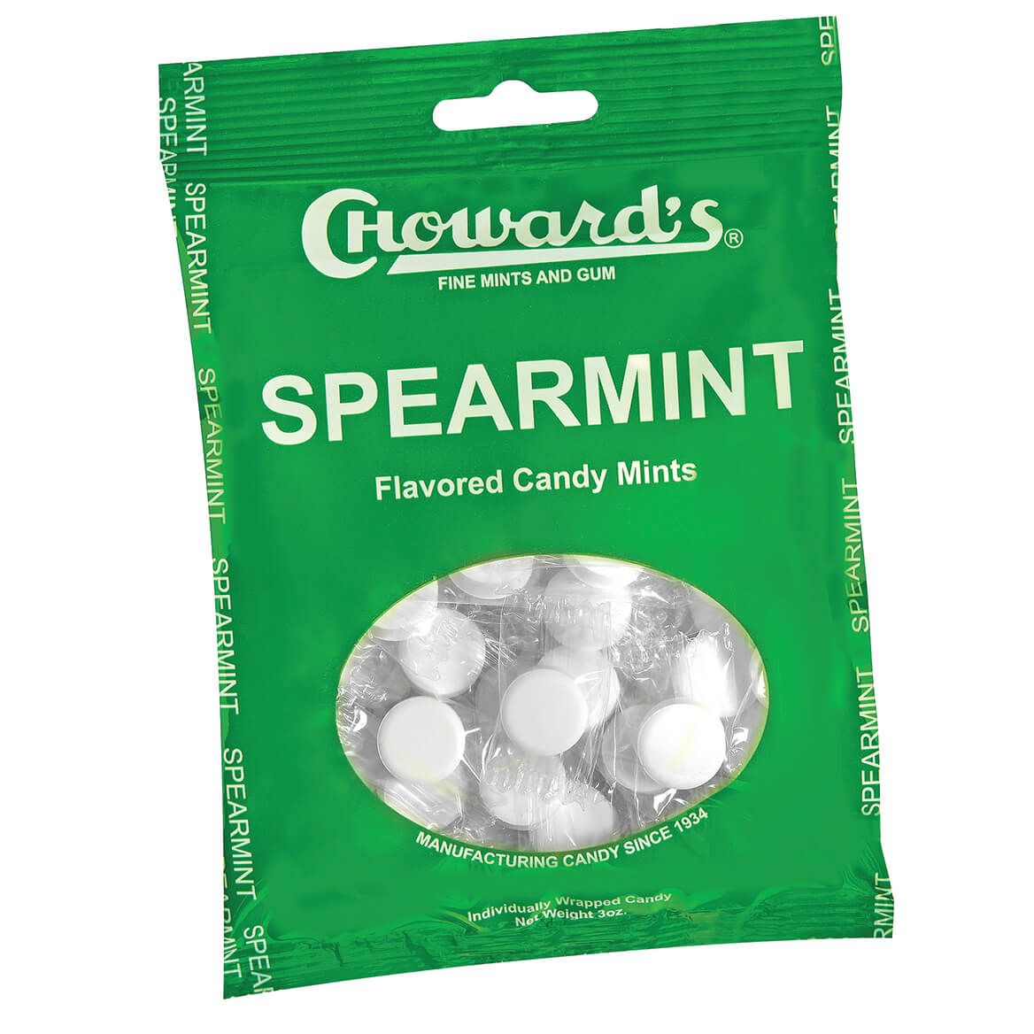 Choward's® Spearmint Mints, 3 oz. + '-' + 376658