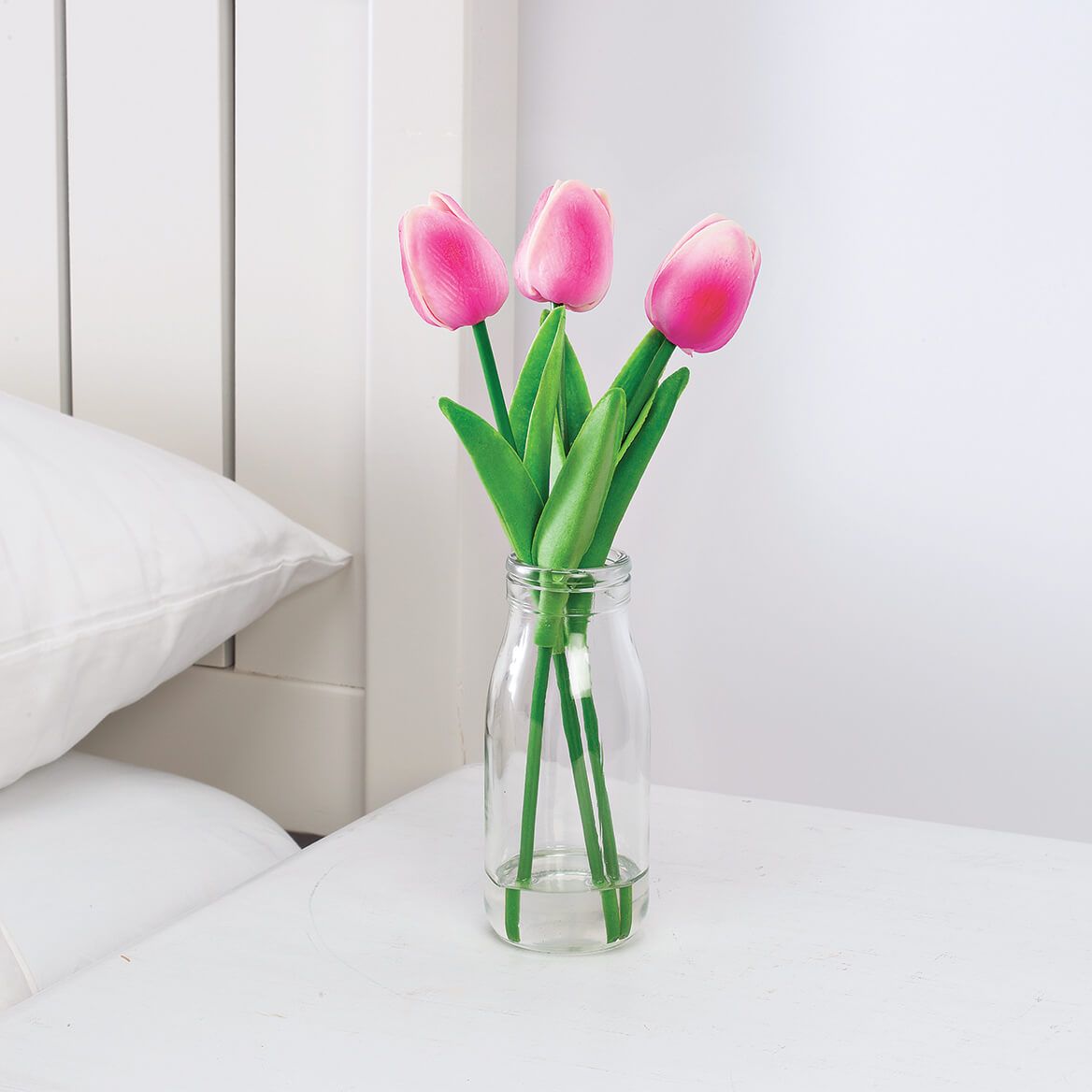 Tulips In Glass Vase by OakRidge™ + '-' + 376808