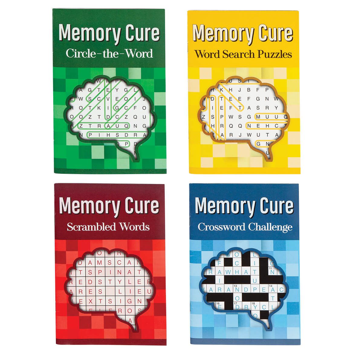 Memory Cure Puzzle Books, Set of 4 + '-' + 376831