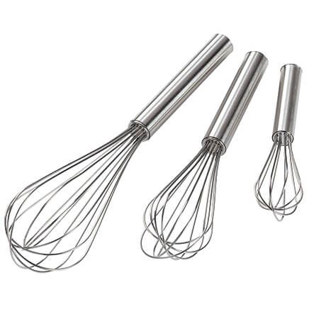 Set of 3  Stainless Steel Whisk Set - Set of 3 by Home Marketplace-376870