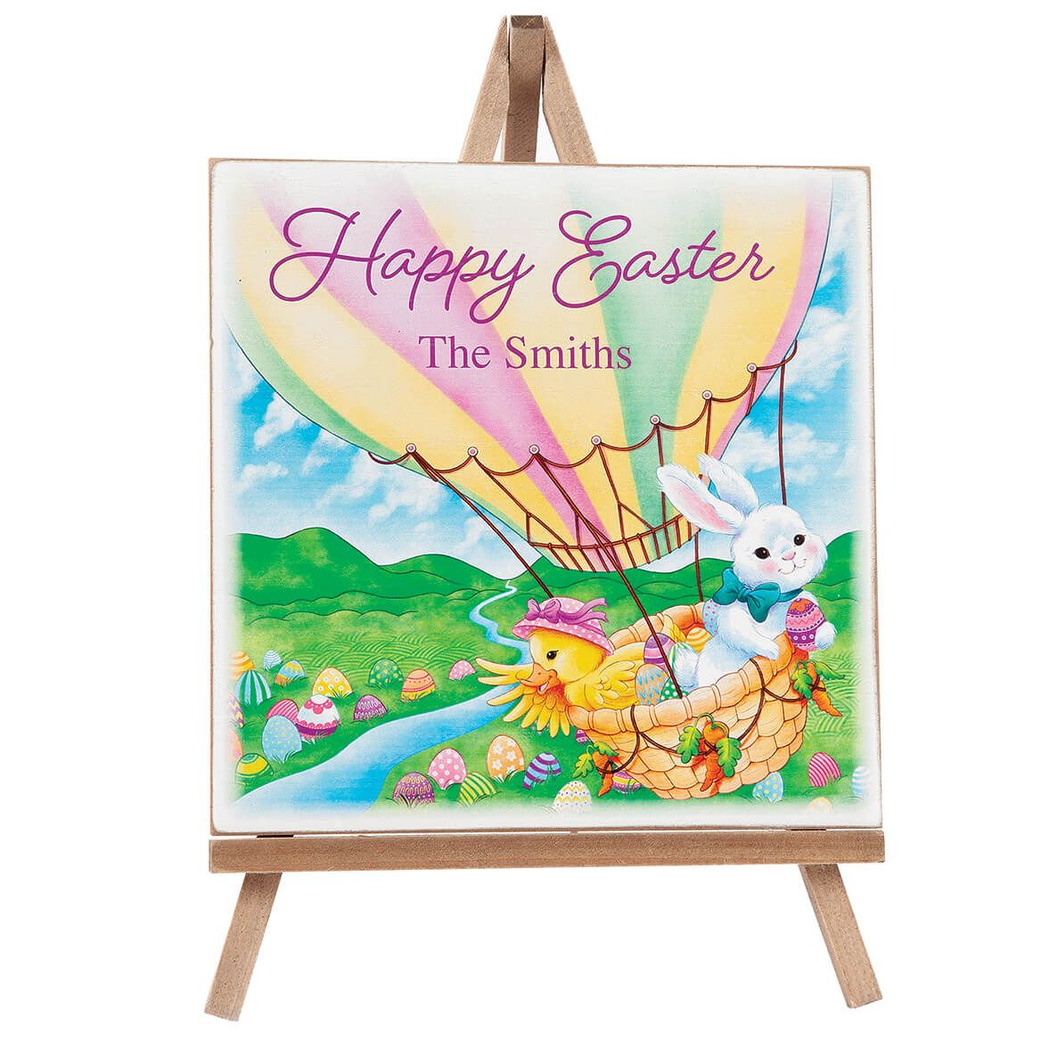 Personalized Happy Easter Hot Air Balloon Plaque + '-' + 376933