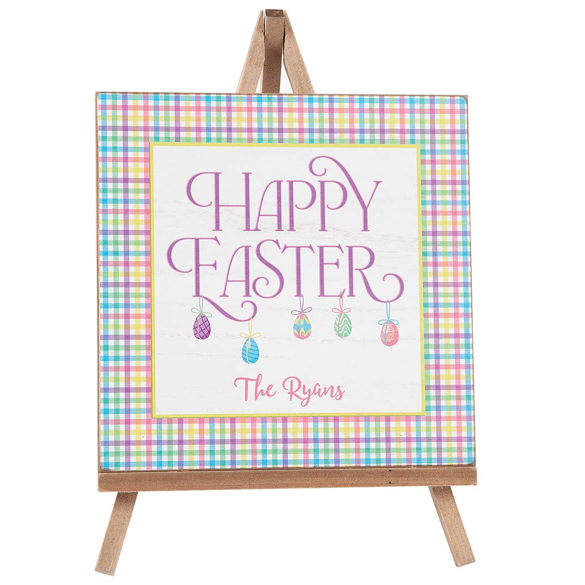Personalized Happy Easter Ornament Plaque + '-' + 376934
