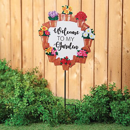 Welcome to My Garden Stake by Fox River™ Creations-376939