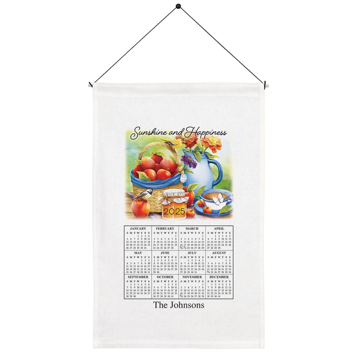 Personalized Sunshine and Happiness Calendar Towel + '-' + 376986