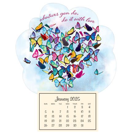 Butterfly Heart Mini Magnetic Calendar-377002