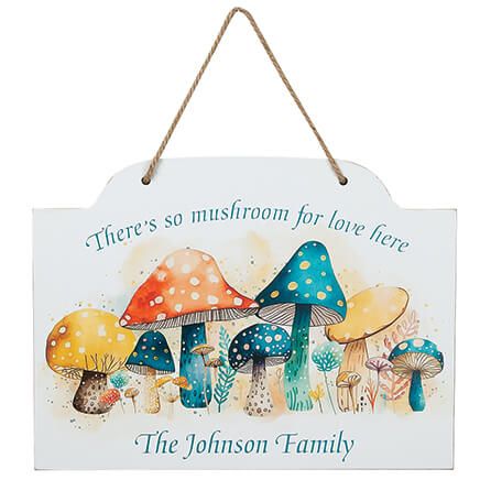 Personalized Mushroom Hanging Sign-377003