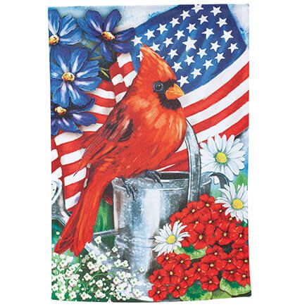 Patriotic Cardinal Garden Flag by Fox River™ Creations-377026