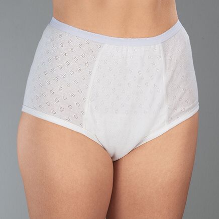 Pointelle Incontinence Brief, 10 oz.-377056