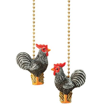 Farm Rooster Ceiling Fan Pulls, Set of 2-377087