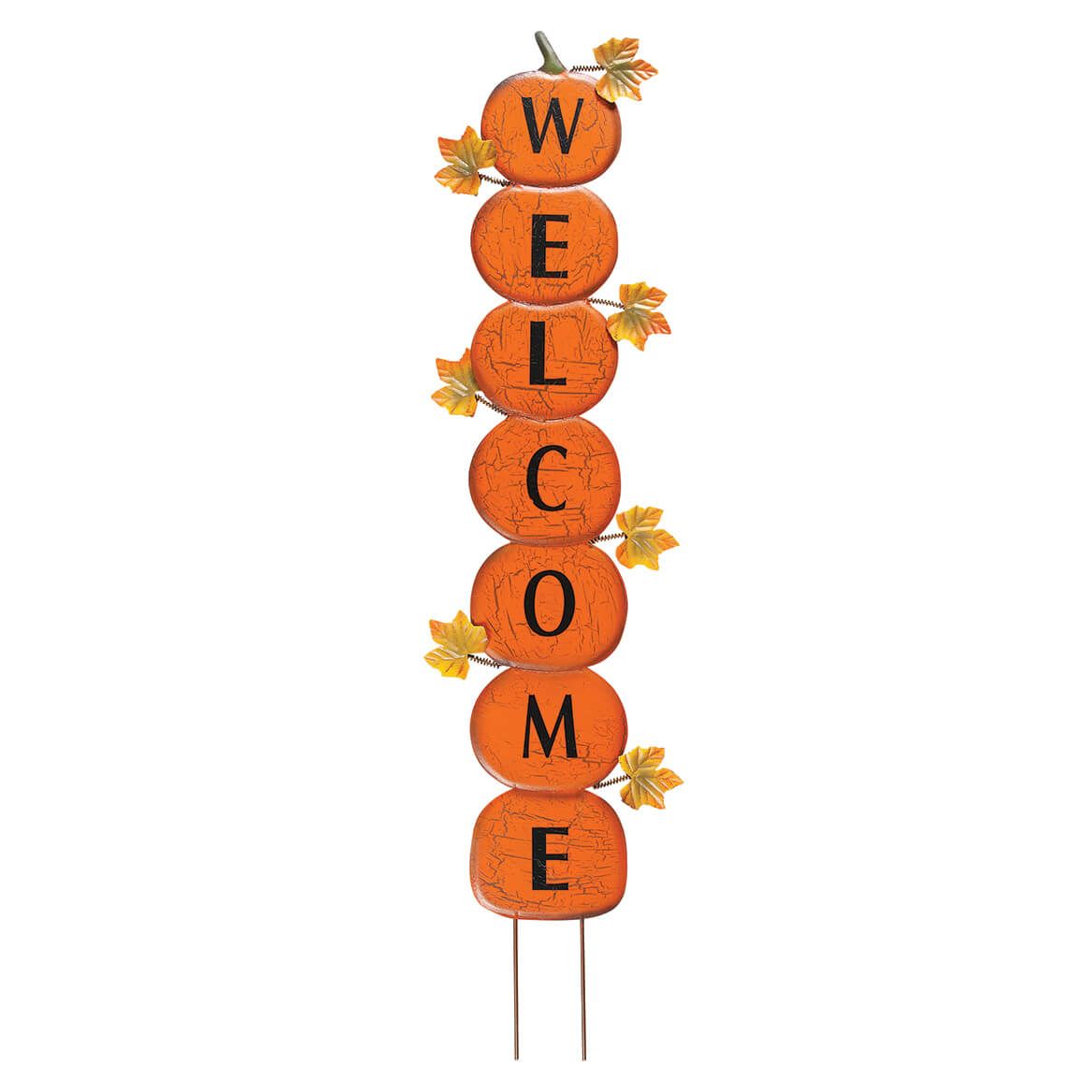 Welcome Pumpkins Metal Stake by Fox River™ Creations + '-' + 377468